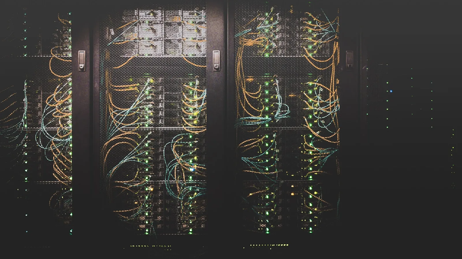 A neatly patched network cabinet — the kind of finish every install gets
